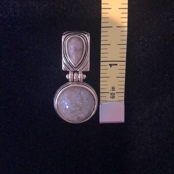 Lia Sophia Two Stone Pendant - Picture 5 of 5